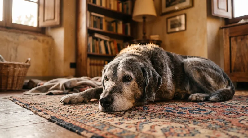 Cane anziano: i primi segnali che sta invecchiando
